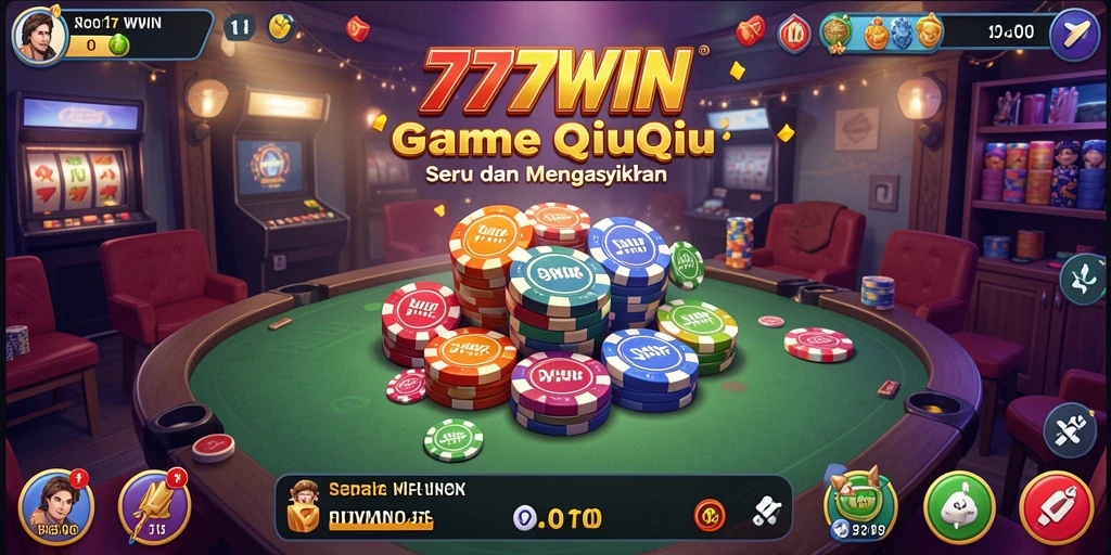 Tampilan gameplay QiuQiu yang seru dan menarik.