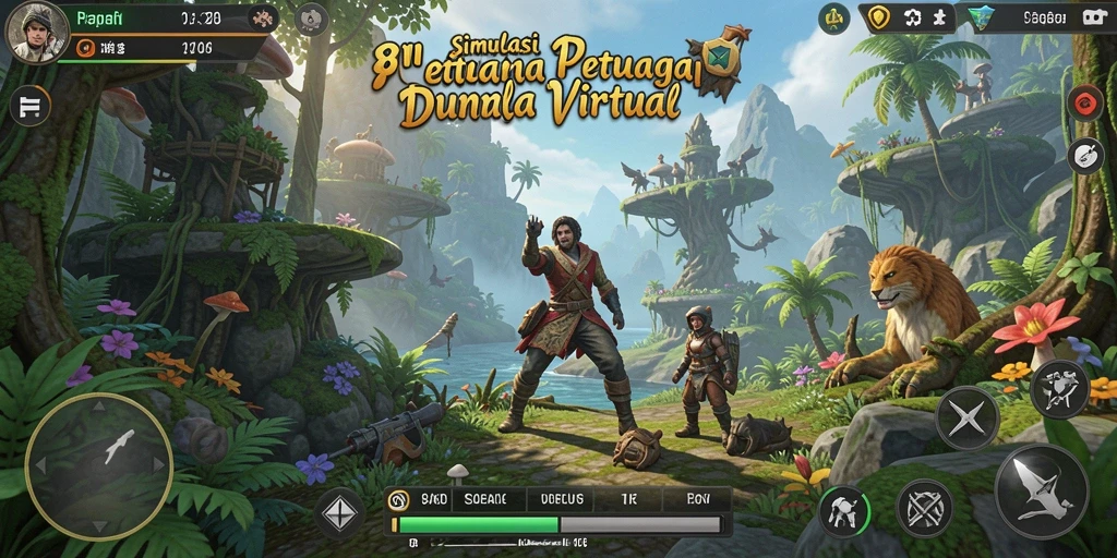 Tampilan screenshot 8II menampilkan aksi seru dalam dunia simulasi.