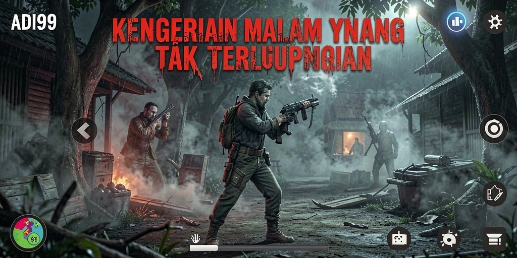 Gameplay menyeramkan dan mencekam di dalam gelap.