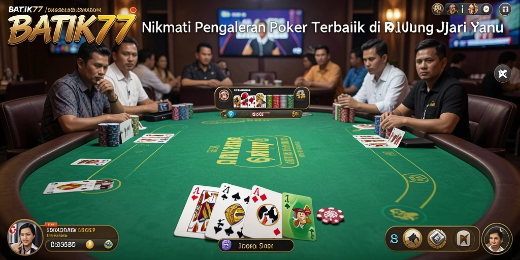 Tampilkan gameplay Poker yang mendebarkan dan interaktif.