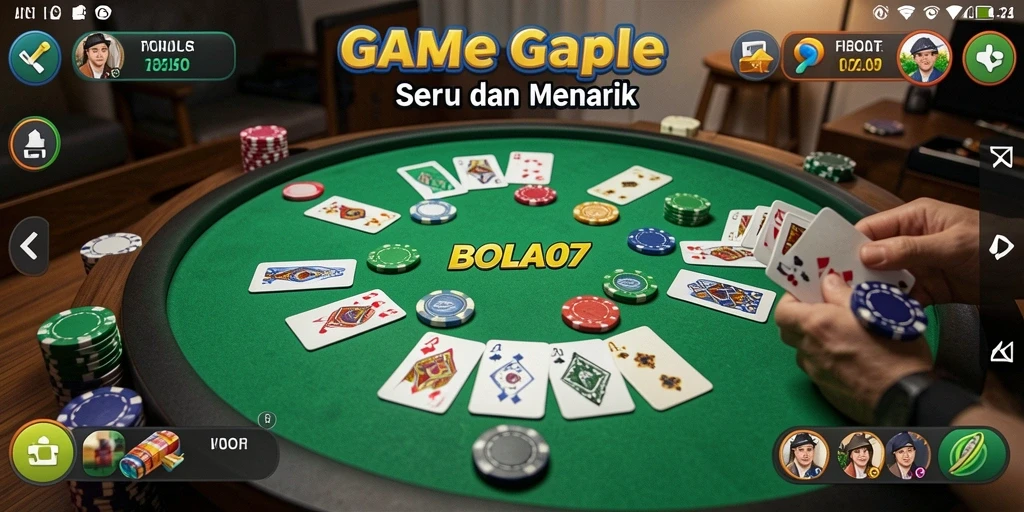 Tampilan gameplay seru dan interaktif di BOLA07.