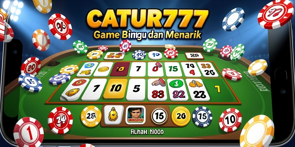 Tampilan gameplay menarik dari CATUR777 permainan Bingo.