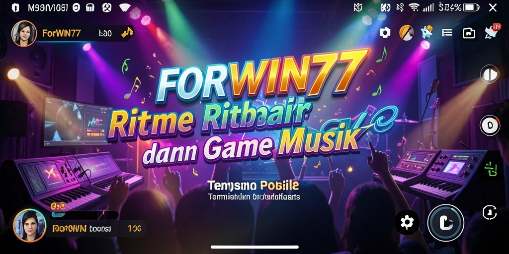 Tampilan gameplay FORWIN77 yang menyenangkan dan penuh warna.