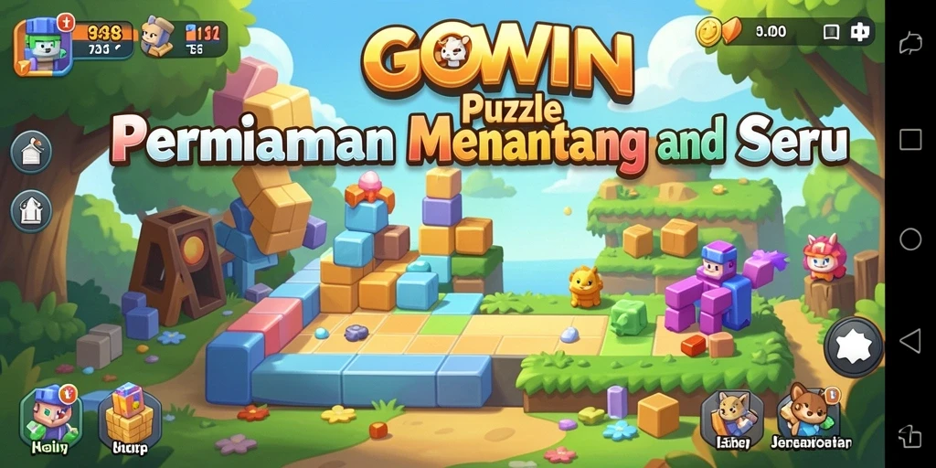 Tampilan menarik dari gameplay GOWIN yang menantang.