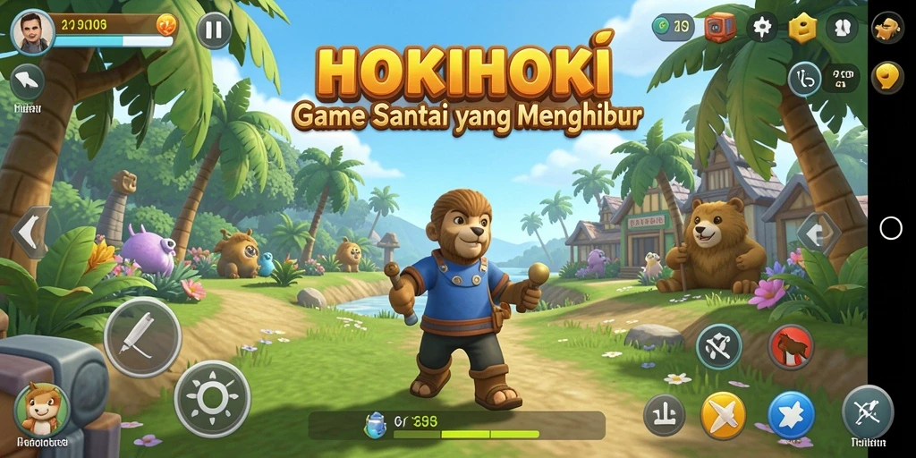 Screenshot gameplay HOKIHOKI dengan momen seru saat bermain.