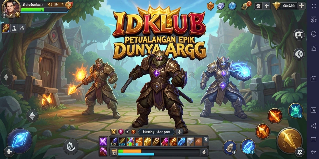 Tampilan seru dalam gameplay ARPG IDKLUB yang menegangkan.