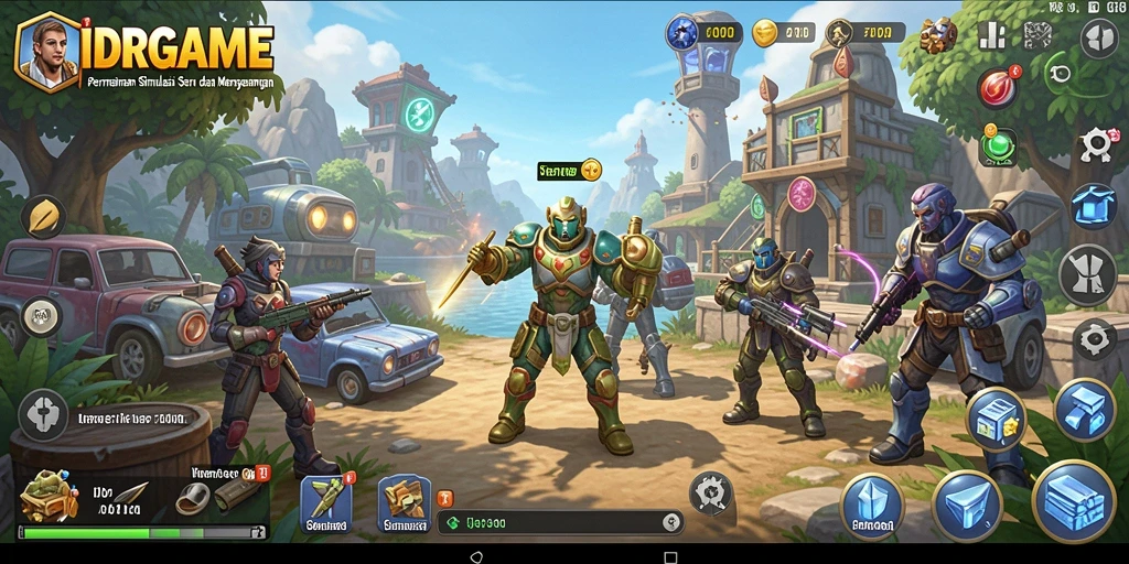 Tampilan gameplay <strong>IDRGAME</strong> yang menarik dan interaktif.