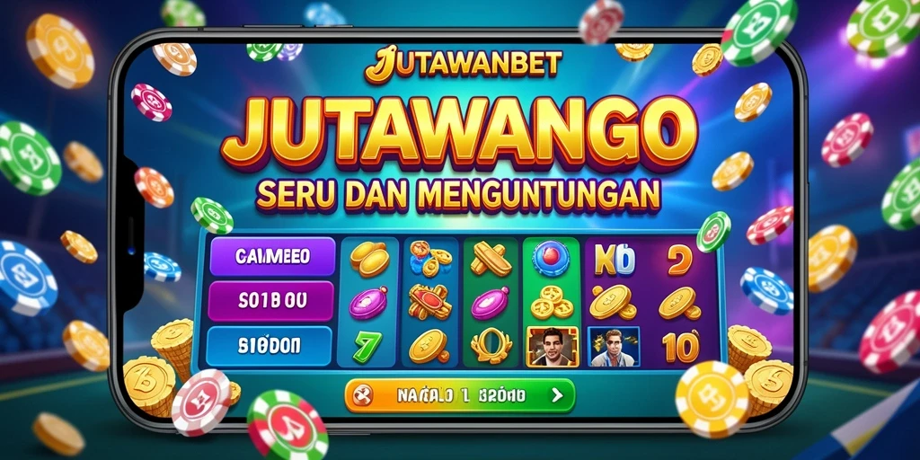 Tampilan gameplay seru di JUTAWANBET dengan bingo yang penuh warna.