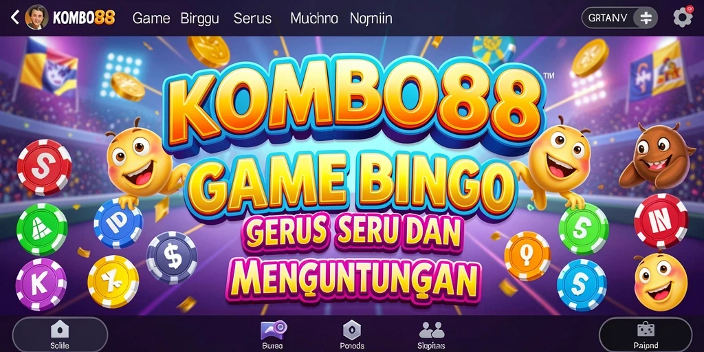 Tampilan gameplay Bingo yang seru dan interaktif di KOMBO88.