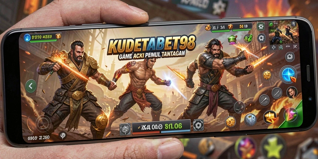 Tampilan gameplay seru dan mendebarkan dari KUDETABET98.