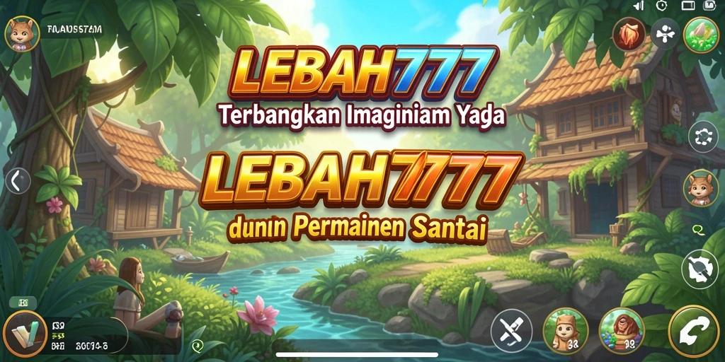 Tampilan gameplay LEBAH777 yang ceria dan penuh warna.