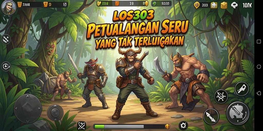 Screenshot utama LOS303 menampilkan gameplay yang mendebarkan dalam petualangan.