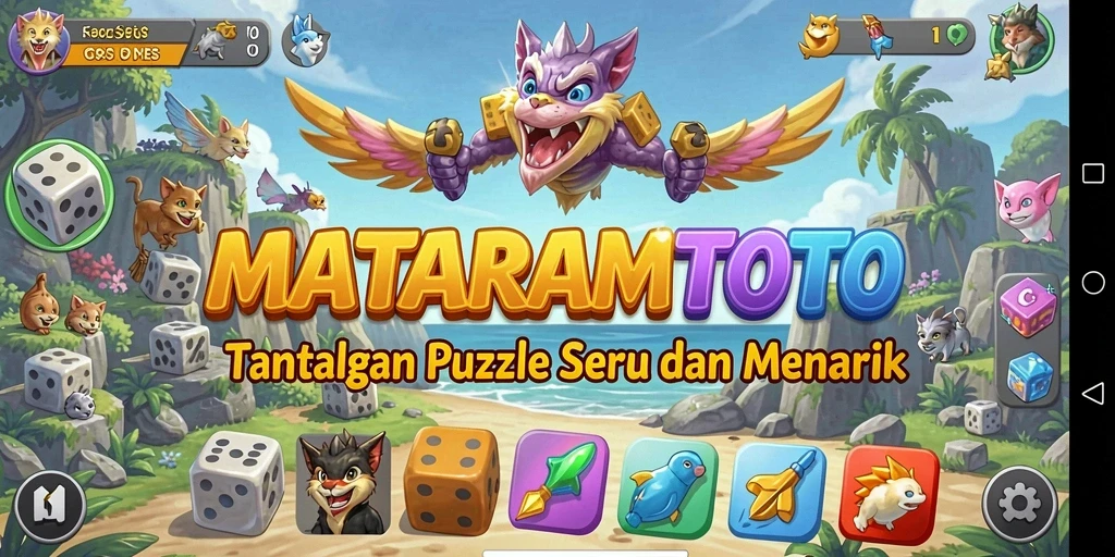 Tampilan gameplay <strong>MATARAMTOTO</strong> yang menantang dan mengasyikkan.