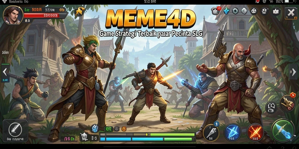 Tampilan seru dari gameplay MEME4D yang menegangkan.