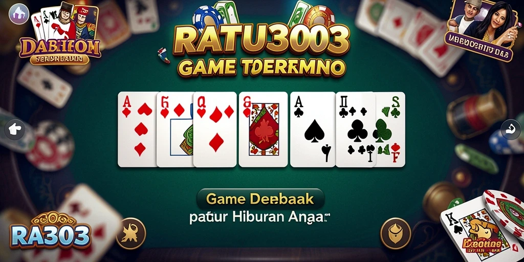 Tampilan gameplay menarik dari <strong>RATU303</strong> yang menggambarkan suasana permainan Domino.