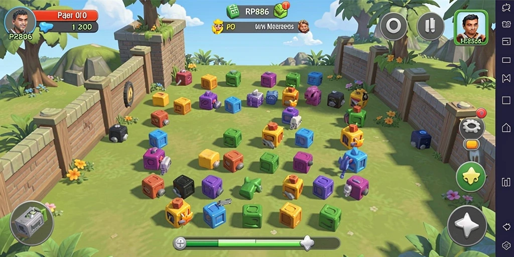 Gameplay menarik RP886 dengan berbagai tantangan puzzle.