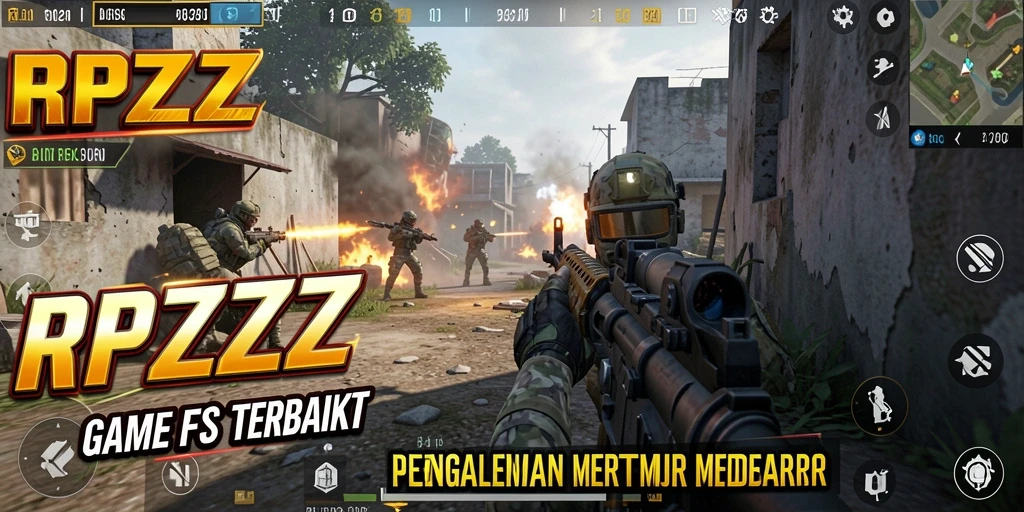 Screenshot gameplay RPZZZ menunjukkan aksi pertempuran yang intens dan mendebarkan.