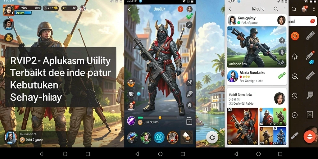 Screenshot utama RVIP2 menunjukkan interface yang bersih dan fitur utility yang bermanfaat.