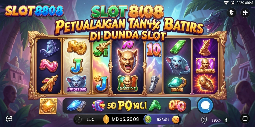 Tampilan gameplay menakjubkan di dalam dunia petualangan SLOT8808.