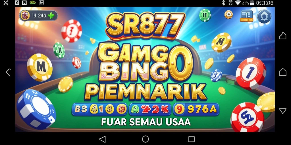 Tampilan menarik dari gameplay Bingo yang seru di SR877.