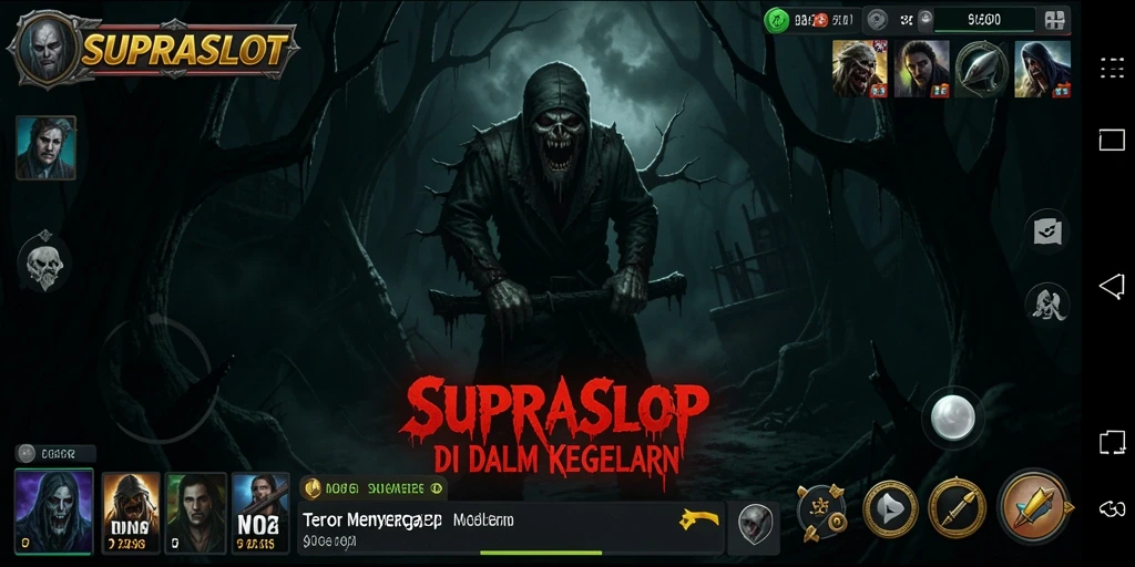 Gambaran gameplay SUPRASLOT yang mencekam dan menegangkan.