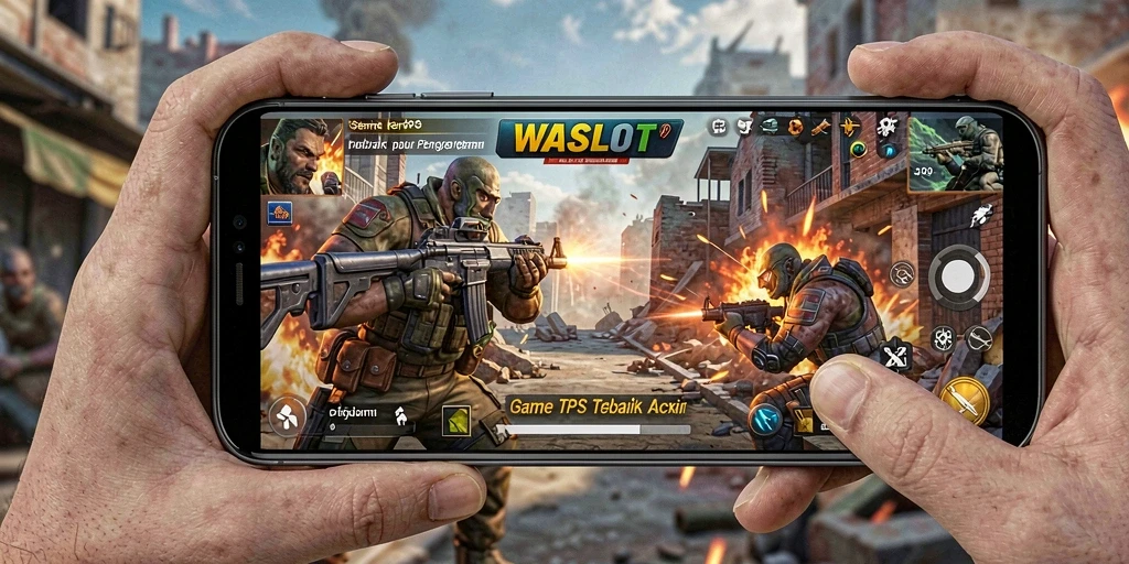 Screenshot dari gameplay seru di WASLOT dengan aksi TPS yang mendebarkan.