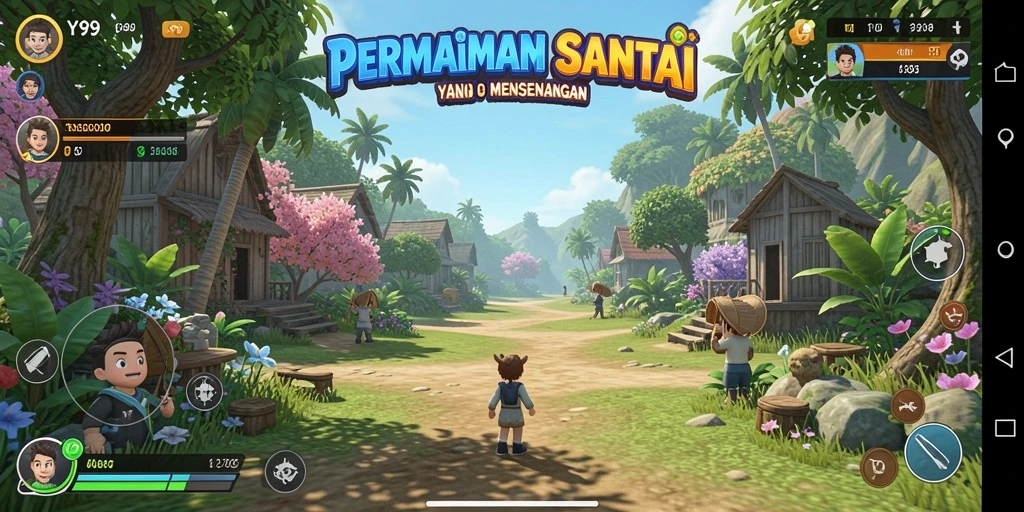 Screenshot Y89 menampilkan gameplay yang menarik dan penuh warna.